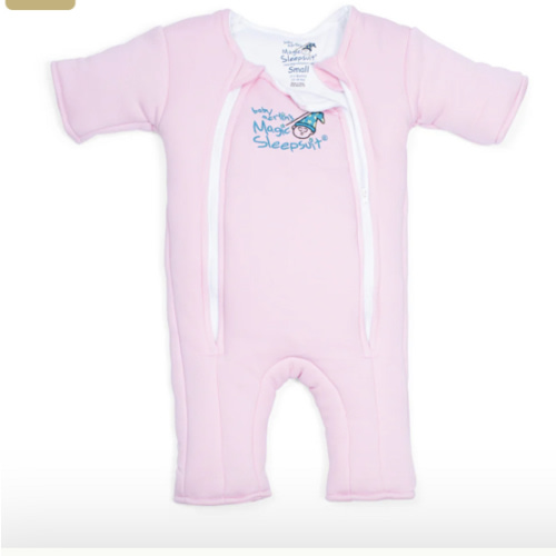 Pink Baby Merlin’s Magic Sleepsuit – Cozy 100% Cotton Baby Sleepwear
