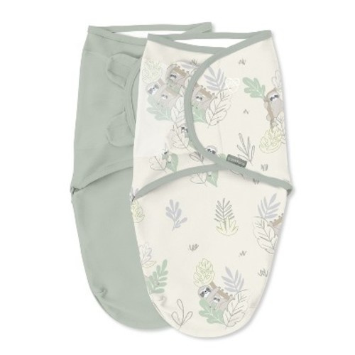 SwaddleMe by Ingenuity Original Swaddle - 0-3 Months - 2pk, Color: Peekaboo Sloth