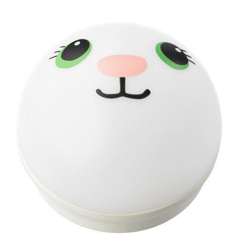 KORNSNÖ LED night light - white/rabbit battery operated