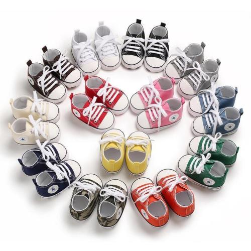 Lace Up Star Baby Shoes - Shop Online at Belle Baby | Belle Baby