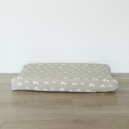 Sand Rainbow Changing Pad Cover – Mebie Baby