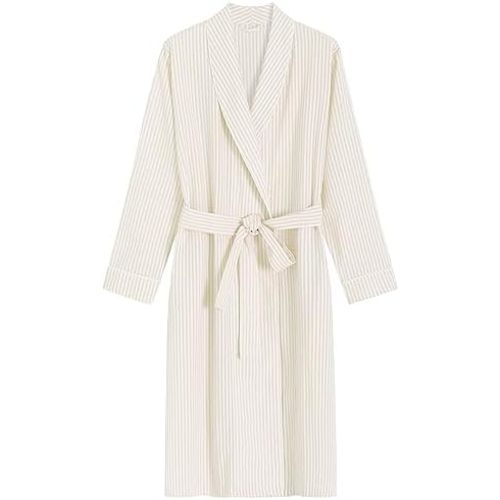 Latuza Women's Seersucker Robe Cotton Bathrobe with Pockets