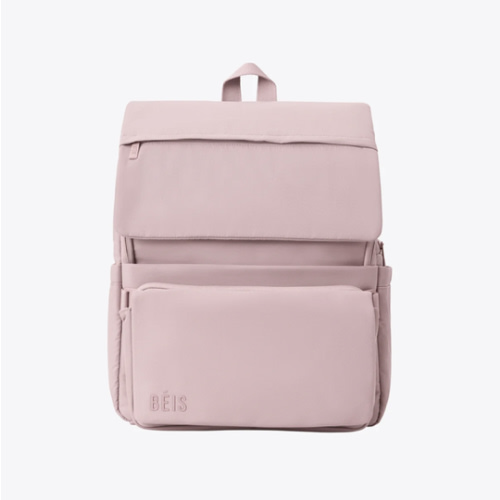 BÉIS 'The Ultimate Diaper Backpack' in Atlas Pink - Best Pink Backpack Diaper Bag