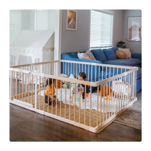 HARPPA Baby Gate Playpen Baby Fence for Babies and Toddlers