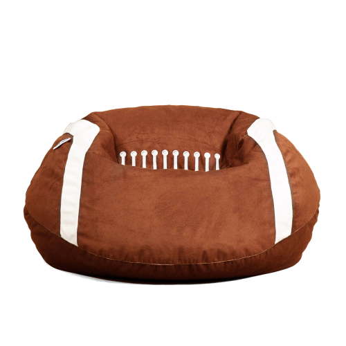 Big Joe Sports Ball Child-Sized Bean Bag Chair, Football Plush, Soft Polyester, 2.5 feet