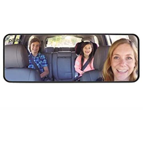 Family Car Mirror by Pikibu® - A better way to see your kids. View ALL your children and your blind spots - 180-degree View - High Definition Clarity