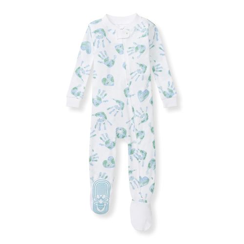 Burt's Bees Baby baby-boys Sleeper Pjs, 100% Organic Cotton, One-piece Footie, Zip Up Jumpsuit, Snug Fit Pajamas