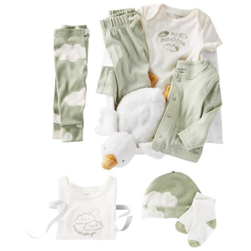 Baby 8-Piece Gift Bundle - NB - Style,Green