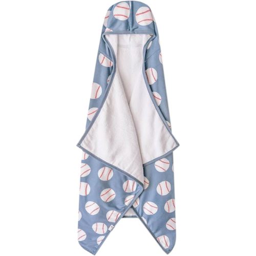 Copper Pearl Hooded Bath Towels Premium Knit/Terry Cloth Toddler Towels with Hood, Pockets, and Cool Designs - Great to Gift and Make Bath Time Fun - Big Kids Hooded Towel, Slugger