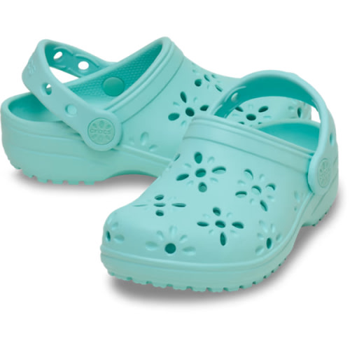 Toddler Classic Floral Cut-Out Clog - Crocs