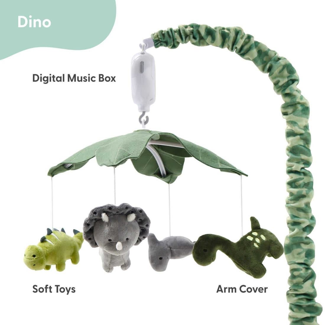Dinosaur Baby Musical Crib Mobile