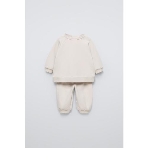 SWEATSHIRT AND JOGGER PANTS SET - Mid-pink | ZARA United States