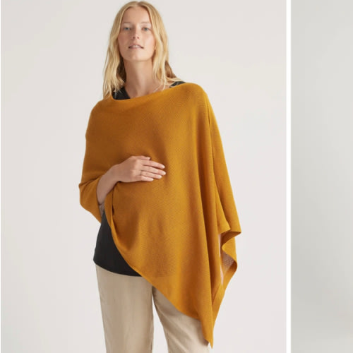 Lightweight Cotton Cashmere Nursing Shawl
