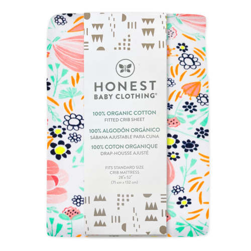 Organic Cotton Fitted Crib Sheet | Honest Baby Clothing