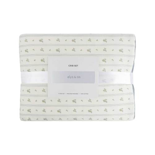 Linear Leaf Crib Set (52"x28") – Ely's & Co.