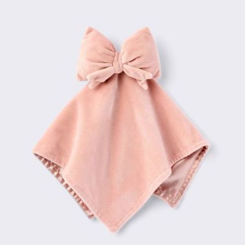 Plush Security Blanket - Pink Bow - Cloud Island™