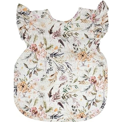 BapronBaby Flutter Sleeve Bapron - No Neck Tie Safer Bib - Baby & Toddler - Soft Waterproof - PVC, BPA & Phthalate Free - 6m+