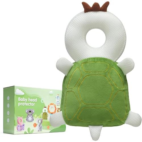 Baby Fall Back Head Protector - Baby Head Protector Backpack for Crawling Walking Gifts - Adjustable Toddlers Head Safety Pad Cushion