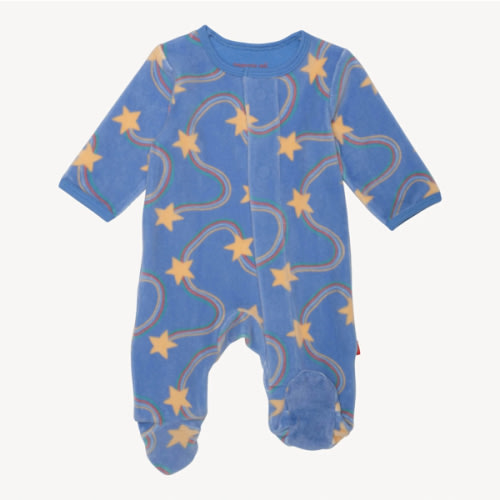 starry nights velour magnetic parent favorite footie – Magnetic Me