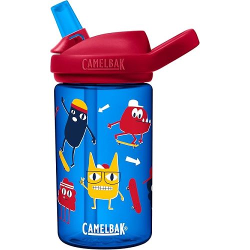 CamelBak Eddy+ Kids Bite Valve Straw Tritan Renew Water Bottle