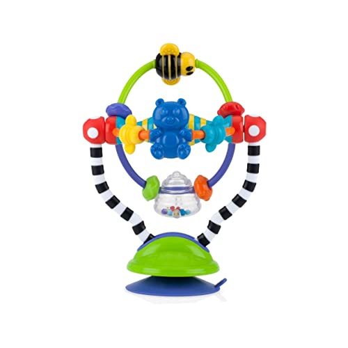 Nuby Silly Spinwheel Toy with Suction Base - Interactive High Chair Toy for Babies and Toddlers - 6+ Months