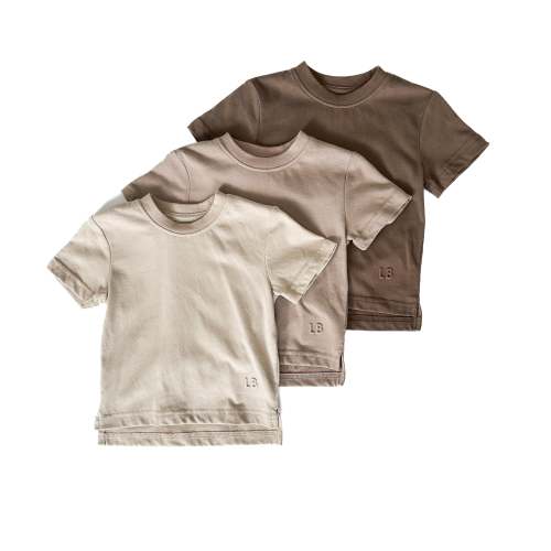 Elevated Tee 3-Pack - Brown
