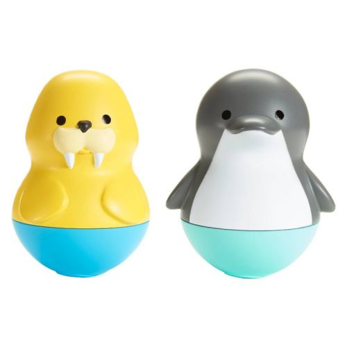 Munchkin Bath Bobbers Floating Mold-Free Artic Animal Tub Toys for Babies & Toddlers