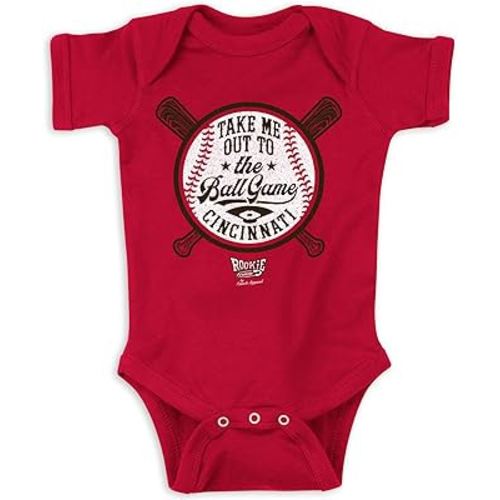 Take Me Out to The Ball Game Baby Apparel for Baseball Fans (NB-7T)