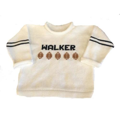 Personalized Football Sports Name Sweater - Etsy