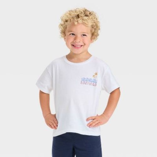 Grayson Mini Toddler Boys' Endless Surf Graphic T-Shirt - Cream