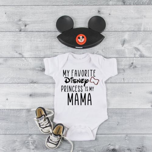 Disney Baby Onesie, Baby disney announcement, baby clothes, Disney World Vacation, Toddler Disney Shirt, Mommy&#39;s a Disney Princess Onesie