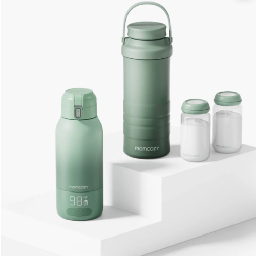 Portable Milk Warmer + 22oz Cooler – On-the-Go Bundle – momcozy