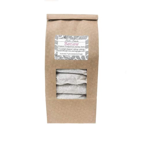 Organic Postpartum Herbal Bath - Pack of 7 sachets - For after childbirth - Sitz Bath - Promotes Healing and Relaxation after birth - V-steam