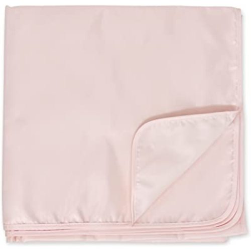 Tiny Twinkle Mess-Proof Splat Mats for Under high Chairs or Table Cover Art Projects for Baby and Toddler - Waterproof, Washable Floor or Table Splash mat 51" x 51" (Rose)