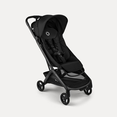 Bugaboo Butterfly 2 travel stroller heritage black sun canopy, heritage black fabrics, black base | Bugaboo