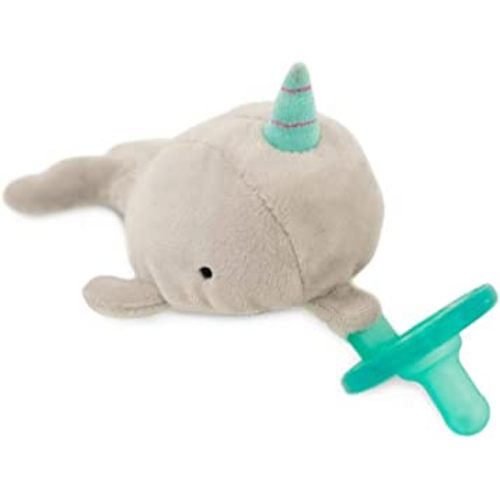 WubbaNub Infant Pacifier - Marnie Narwhal