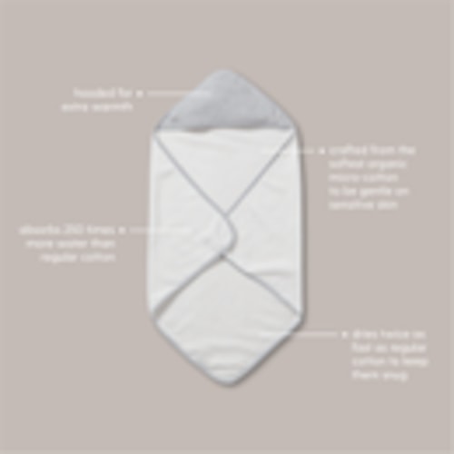 Baby Hooded Bath Towel | Organic Baby Soft Cotton Towels | MORI US