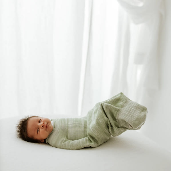 Bamboo Blend Mint Swaddle Sleep Sack – Swaddelini