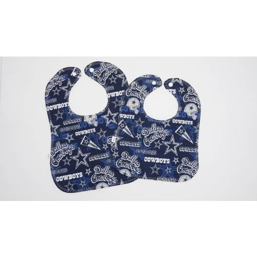 Dallas Cowboys Baby Bib, Cotton Baby Bib, Infant Washable Bib, Toddler Washable Bib, Handmade Baby Bib, Burp Cloth