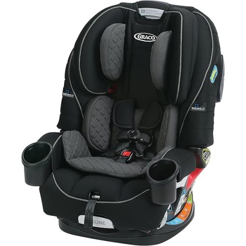 Graco 4Ever 4 in 1 Car Seat, Featuring TrueShield Side Impact Technology, Adjustable Harness System, Ideal for Newborns, Infants, Toddlers & Kids