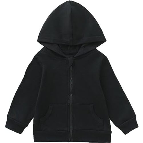 ROMPERINBOX Baby Hoodie for Boy Girl, Full Zip-up Lightweight Thin Jackets Coat Sweatshirts 0-24 Months