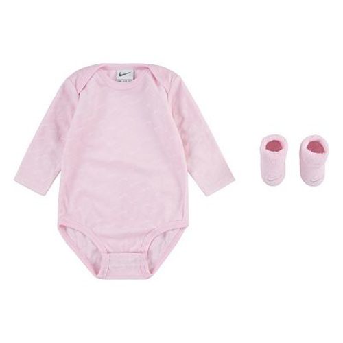 Newborn Baby Nike Velour Bodysuit and Booties 2-Piece Set