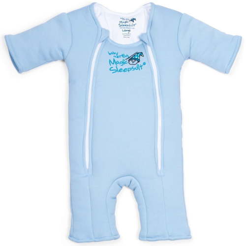 Baby Merlin's Magic Sleepsuit - Swaddle Transition Product - Cotton - Blue - 6-9 Months - Unisex