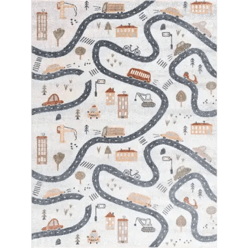 Mave Roads Washable Rug for Kids