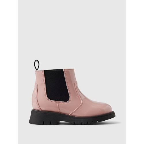 Baby & Toddler Vegan Patent Leather Chelsea Boots
