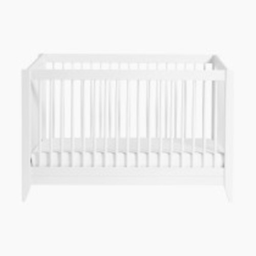 babyletto Sprout 4-in-1 Convertible Crib with Toddler Bed Conversion Kit - White