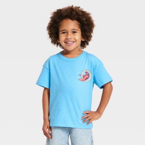 Baby Boys' Lobster Oversized T-Shirt - Cat & Jack™ Blue 12M