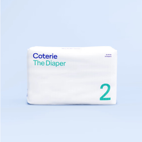 Coterie Diapers - 2 month old (full one month supply)