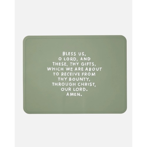 Meal Blessing Silicone Placemat