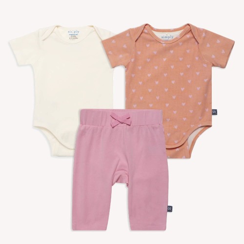 rosy hearts cloudstretch™ magnetic bodysuit + pant | 3 set – Magnetic Me